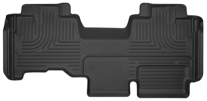 Ford F-150 SuperCab Floor Liner - Rear - Husky Liners - X-act Contour - Black - `09-`14